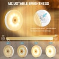 Miniatyrbilde 2 av 5: LED-nattlys med bevegelsessensor, 3 magnetiske LED-lys, USB-lading