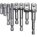 Miniatyrbillede 1 af 5: 1/4\" 3/8\" 1/2\" Magnetisk Bit Holder Skruetrækker Forlænger Adapter