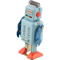Miniatyrbillede 5 af 5: Vintage mekanisk robot klassisk mekanisk fjeder til samling