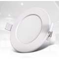 Miniatyrbillede 2 af 3: Sæt med 3 specielle dæmpbare badeværelsesspotlights, vand- og stænktætte, ultrafladt 6W LED-modul, varmt hvidt LED-downlight, ultrafladt rundt hul