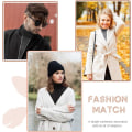 Miniatyrbilde 4 av 5: Avtakbar falsk turtleneck halv topp falsk bluse sett for kvinner meg