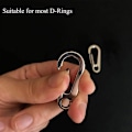 Miniatyrbillede 4 af 5: 2 stk. Hundetegn Klip/ 304 Rustfrit Stål Hurtig Greb Loop/Nem Udskiftning