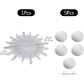 Miniatyrbillede 2 af 5: Spejl Resinforme Silikone Resinform Solvæg Silikone Resin Mo