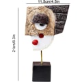 Miniatyrbild 3 av 5: Abstrakta statyer av mänskligt ansikte Skulptur av huvud Mänskligt ansikte