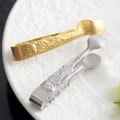 Miniatyrbilde 2 av 4: Mini serveringstenger, 4 tommers rose rustfritt stål sukkerbittenger,
