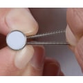 Miniatyrbilde 5 av 5: Hvite metallkrageforlengere - Elastiske forlengere for skjorter