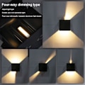 Miniatyrbilde 2 av 5: 2 stk 12W innendørs/utendørs vegglampe IP65 vanntett LED vegglampe