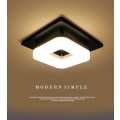 Miniatyrbilde 1 av 5: 12W LED-taklampe, enkel installasjon moderne svart firkantet overflate Mo