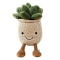 Miniatyrbillede 4 af 5: Realistiske sukkulent planter plys legetøj ornamenter potteplanter Pil