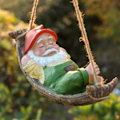 Miniatyrbillede 1 af 5: Havehavegnom, udendørs havefigur, havepynt, vandtæt