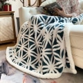 Miniatyrbilde 2 av 3: King Size Fleece Teppe Multipurpose Throw Sofa Teppe for Fluffy Soft Extra Large Throw Seng (Navy, 130*160)