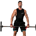 Miniatyrbild 2 av 3: Handledsskydd för tyngdlyftning, tyngdlyftning, bodybuilding, tyngdlyftning, styrketräning och marklyft - vadderat neopren, 11,8 tum bomull