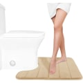 Miniatyrbillede 1 af 5: Kamel Memory Foam U-formet badeværelsesgulvmåtte, meget absorberende,