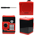 Miniatyrbillede 5 af 5: Elektronisk sparegris med automatisk penge-scroll, Mini ATM-boks