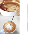 Miniatyrbillede 4 af 5: 304 Rustfrit Stål Kaffe Kunst Pen Barista Cappuccino Espresso Co