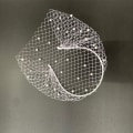 Miniatyrbilde 2 av 5: Fuglebur-slør for bruder, bryllupshodebånd, netting, utdrikningslag