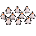 Miniatyrbild 1 av 5: Set med 10 st små miniatyrpingviner för dekoration av mikrolandskap