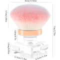 Miniatyrbillede 3 af 5: 1 stk. (Pink4) Neglebørste til støv, Neglebørste til støv, Manicure Makeup Bru