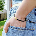Miniatyrbillede 3 af 5: Hjerte Initial Armbånd til Kvinder - 26 Bogstaver Initial Vedhæng Armbånd