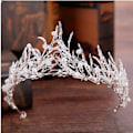 Miniatyrbilde 2 av 2: Iskrone Prinsesse Tiaraer, Krystall Brud Bryllup Hårbånd Ballerinaer Nøtteknekker Show for Cosplay (Klar)