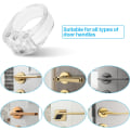 Miniatyrbilde 4 av 5: Dørstoppere 10 stk PVC Dørhåndtak Stopper Dørbuffer Silikon