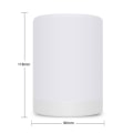 Miniatyrbillede 5 af 5: Natlys LED touch-styring belysning opladelig smart bord RGB