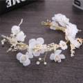 Miniatyrbillede 2 af 5: Bryllupshovedbeklædning, gipsophila, tørrede blomster, skovsmøkke, wed