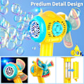 Miniatyrbild 4 av 5: Bubbelpistolmaskin för barn 1-3 år, 5000+ bubblor 360°