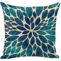 Miniatyrbilde 3 av 3: 4 stk bomull og lin farge moderne geometrisk fjelldekorasjonsmønster sofa soverom hjem putetrekk dekorasjon 45x45cm