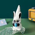 Miniatyrbild 2 av 5: Påsk Gnome Bordsdekoration Tecknad Docka Semester Scen Dekor