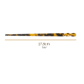 Miniatyrbillede 2 af 5: 6 stk. acetat hårpinde leopard print hår spisepinde skildpadde