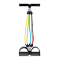 Miniatyrbild 1 av 2: Justerbart motståndsband för elastiska dragband - Elastisk sladd för fotpedaler - motståndsband för stretchrör （svart）