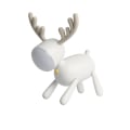 Miniatyrbillede 1 af 3: Kreativ elg natlys studerende skrivebord USB læselampe tegneserie soveværelse seng LED øjenbeskyttelse læringslampe (hvid)