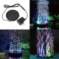Miniatyrbillede 2 af 5: Akvarium Lys LED Nedsænkelig Undervands Boble Lys 12V Fisk T