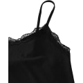 Miniatyrbild 4 av 5: Kvinnors Pyjamas Set Rutig Tryckt Slip Top och Elastisk Midja Klippt