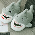 Miniatyrbilde 1 av 5: Barns tøfler, vinter plysj tøfler for småbarn Shark Root Shoe