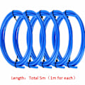 Miniatyrbillede 2 af 5: 5 stk. Blå PTFE Teflon Slange (1 meter) og 10 stk. PC4-M6 Fittings