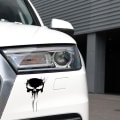 Miniatyrbillede 2 af 4: Skull Skull Pakke med 2 enheder til bilen eller motorcyklen (sort)