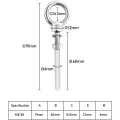 Miniatyrbilde 2 av 3: 6 stk M6 x 60mm øyebolter M6 ringskruer med rustfritt stål Metr