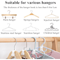 Miniatyrbillede 3 af 4: 20 stk. Connect Hangers Høj Kvalitet Kroge Konnektor til Skab