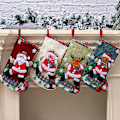 Miniatyrbild 1 av 5: Julstrumpor 4-pack 12,2'' Stora julstrumpor Dekor