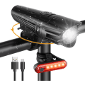 Miniatyrbillede 1 af 4: Cykellygte Cykel Forlygte LED Cykellampe, Genopladelig Foran en