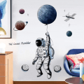 Pikkukuva 3 / 5: 3D-astronautti seinätarra seinäkoristeeksi makuuhuoneeseen, olohuoneeseen