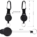 Miniatyrbillede 4 af 5: Tilbagekaldelig Heavy Duty Tilbagekaldelig Tilbagekaldelig Badge Reel Keychai