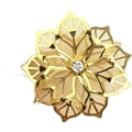 Miniatyrbild 1 av 4: 1 st hotell guld servett spänne mesh blomma servett ring borr blomma