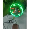 Pikkukuva 4 / 5: USB-LED-tuuletin, Mini LED-kellotuuletin joustavalla hanhenkaula, henkilökohtainen