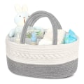 Miniatyrbillede 1 af 4: Ble Caddy Organizer til Baby Boy - Bomuldsreb Ble Caddy, Di