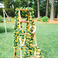 Miniatyrbillede 2 af 5: 4 stk. 2,5 m kunstig solsikkeguirlande kunstige blomsterguirlander