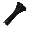 Miniatyrbilde 1 av 5: 100 stk. plastkabler, sorte kabelbindere 300 x 3,6 mm nylon