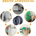 Miniatyrbillede 5 af 5: (Sort) 8M Ekstra Stærk Selvklæbende Velcro Tape, Dobbeltsidet A